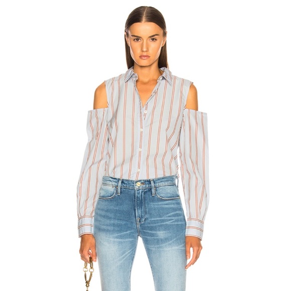 Frame Denim Tops - NWT FRAME Structured Shoulderless Top